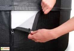 EXIT TOYS Spa Extérieur Rigide Rond 2 Places Ø 165 Cm – Leather Premium Noir 13 EXIT TOYS Spa Extérieur Rigide Rond 2 Places Ø 165 Cm – Leather Premium Noir -Solid || Axi || EXIT TOYS Soldes Boutique housse effet cuir jacuzzi exterieur dehoussable