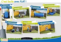 Garantia Cuve Enterrée Plate Kit Récupérateur D'Eau Flat Confort 1500 L -Solid || Axi || EXIT TOYS Soldes Boutique installation kit recuperateur eau enterre cuve plate