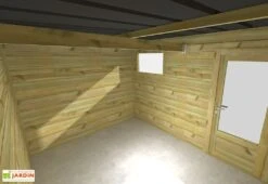 Abri De Jardin En Bois De Pin Traité Et Toiture Bac Acier – 8,3 M² -Solid || Axi || EXIT TOYS Soldes Boutique interieur cabanon jardin bois traite