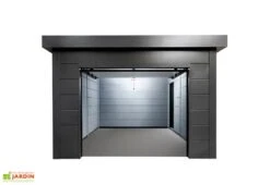Garage En Métal Avec Porte Motorisée – 19,3 M² -Solid || Axi || EXIT TOYS Soldes Boutique interieur garage metal telluria
