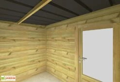 Abri De Jardin En Bois De Pin Traité Et Toiture Bac Acier – 6,7 M² -Solid || Axi || EXIT TOYS Soldes Boutique interieur petit abri jardin bois