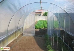 Serre Tunnel Tonneau En Polyéthylène 18 M² - Jardinière 6 X 3 M -Solid || Axi || EXIT TOYS Soldes Boutique ja4102b serre tunnel jard 6