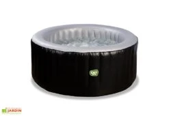 EXIT TOYS Spa Gonflable Extérieur Rond 2 Places Ø 165 Cm – Silver Classic Noir