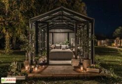 Serre De Jardin En Bois Et Verre Trempé Avec Panneaux Occultants – Tournesol -Solid || Axi || EXIT TOYS Soldes Boutique jardin hiver bois verre trempe stali design 06