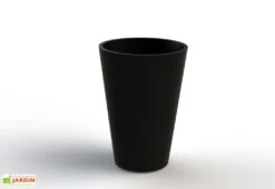 Jardinière En Béton Fibré Conik 50 – Ø 50 X 70 Cm -Solid || Axi || EXIT TOYS Soldes Boutique jardiniere beton conik 50 noir