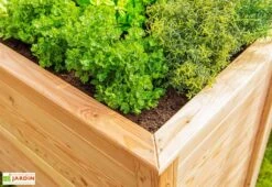 Jardinière En Bois De Mélèze Bac Potager 130 X 65 X 84 Cm -Solid || Axi || EXIT TOYS Soldes Boutique jardiniere bois potager 130x84cm