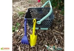 Jardinière Enfant Calipso Mini Junior + Panier Et Acc. – Vert Pastel -Solid || Axi || EXIT TOYS Soldes Boutique jardiniere enfant calipso 40l panier kajo 4l vert pastel 5