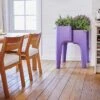 Jardinière Design Kiga M 4 Bacs Lavande -Solid || Axi || EXIT TOYS Soldes Boutique jardiniere kiga polypropylene lavande