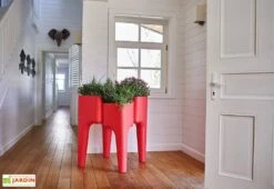 Jardinière Design Kiga M 4 Bacs Fraise