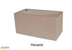 Jardinière Rectangulaire En Polyéthylène Atlantis 100 Cm (pls Coloris) -Solid || Axi || EXIT TOYS Soldes Boutique jardiniere plastique rotomoule double paroi 100cm couleurs 2