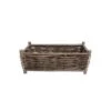 Jardinière Rectangulaire En Bois Noisetier Tressé 70x30x30cm -Solid || Axi || EXIT TOYS Soldes Boutique jardiniere potager flowerbasket bois