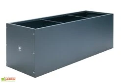 Jardinière Rectangulaire En Métal Thermolaqué Gris Anthracite -Solid || Axi || EXIT TOYS Soldes Boutique jardiniere profil hg