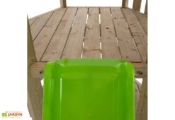 Aire De Jeux En Bois : Mur D’escalade Et Toboggan – TP Castlewood -Solid || Axi || EXIT TOYS Soldes Boutique jeu de plein air bois enfants