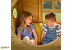 Aire De Jeux En Bois : Cabane, Toboggan Et Bac à Sable – TP Treehouse -Solid || Axi || EXIT TOYS Soldes Boutique jeu de plein air en bois pour enfants 1