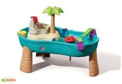 Step2 Table Pour Enfants Jeux D’Eau En Plastique Ile Paradisiaque