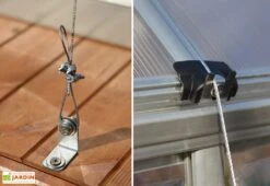 Kit D'ancrage Pour Serre Et Abri De Jardin Palram-Canopia -Solid || Axi || EXIT TOYS Soldes Boutique kit ancrage sol serre palram anchoring 5