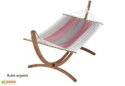 Ensemble Hamac En Tissu Et Support En Bois – Set EsKapade -Solid || Axi || EXIT TOYS Soldes Boutique lit suspendu rubis argente 1