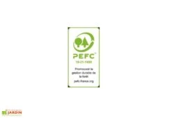 Tonnelle Autoportée Carport En Bois Autoclave Toit Plat 200x200cm -Solid || Axi || EXIT TOYS Soldes Boutique logo pefc habrita 2