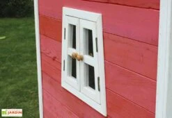 EXIT TOYS Maison Pour Enfant Bois Fantasia Rouge 10 EXIT TOYS Maison Pour Enfant Bois Fantasia Rouge -Solid || Axi || EXIT TOYS Soldes Boutique maison bois fantasia rouge 6