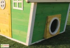 EXIT TOYS Maison Pour Enfant Bois Fantasia Verte 13 EXIT TOYS Maison Pour Enfant Bois Fantasia Verte -Solid || Axi || EXIT TOYS Soldes Boutique maison bois fantasia verte 2