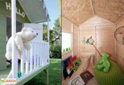 Cabane En Bois Sur Pilotis Kangourou + -Solid || Axi || EXIT TOYS Soldes Boutique maison enfant bois 332 1