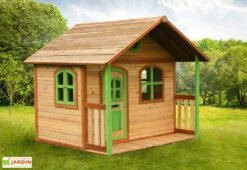 Axi Maisonnette Pour Enfant En Bois De Hemlock Milan -Solid || Axi || EXIT TOYS Soldes Boutique maison enfant bois milan