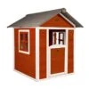 Axi Maisonnette Pour Enfant En Bois De Hemlock Lodge Rouge -Solid || Axi || EXIT TOYS Soldes Boutique maison enfant bois sunny lodge rouge