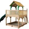 Axi Maisonnette Pour Enfant En Bois De Hemlock + Toboggan Atka