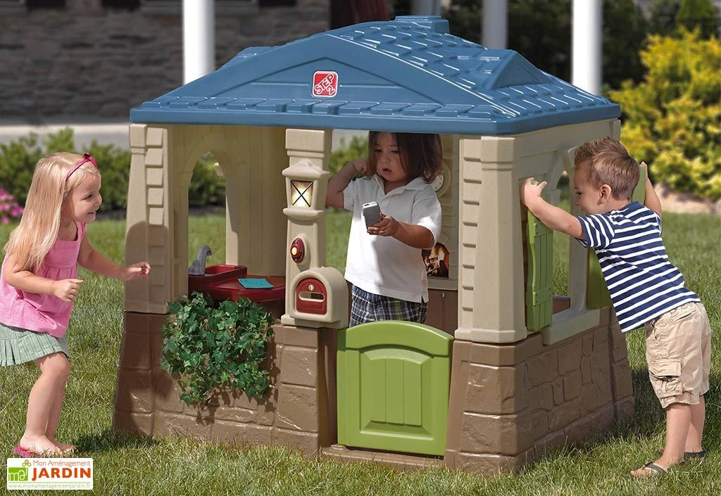 Step2 Cabane Pour Enfant En Plastique Toute Equipée – Happy Home 5 Step2 Cabane Pour Enfant En Plastique Toute Equipée – Happy Home – Image 3