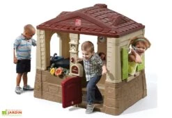 Step2 Cabane Pour Enfants En Plastique Maison De Jardin Neat Cottage -Solid || Axi || EXIT TOYS Soldes Boutique maison enfant cabane plastique jardin neat cottage 1