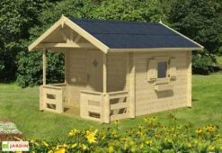Maison Pour Enfant En Bois D’Épicéa Brut Lido 4 M²