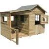 Cabane Maison D’Enfants En Bois Traité Hacienda + Abri 2 X 2,5 M 2 Cabane Maison D’Enfants En Bois Traité Hacienda + Abri 2 X 2,5 M -Solid || Axi || EXIT TOYS Soldes Boutique maison pour enfant bois hacienda 1