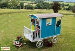 Maison Roulotte Bois Pour Enfant Carry