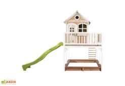 Axi Maisonnette Pour Enfant En Bois De Hemlock Liam 1 11 Axi Maisonnette Pour Enfant En Bois De Hemlock Liam 1 -Solid || Axi || EXIT TOYS Soldes Boutique maisonnette bois liam marron blanc vert citron