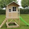 EXIT TOYS Maisonnette Enfant En Bois De Cèdre Avec Toboggan Loft 500 (3 Coloris) -Solid || Axi || EXIT TOYS Soldes Boutique maisonnette enfant bois cedre loft 500 3 coloris