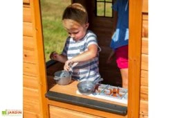 Maisonnette Pour Enfant En Bois De Cèdre Sweetwater -Solid || Axi || EXIT TOYS Soldes Boutique maisonnette enfant bois cedre sweetwater 3