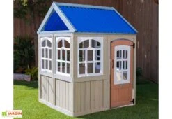 KidKraft Maisonnette En Bois Pour Enfant Cèdre Traité 111 X 121 Cm – Cooper -Solid || Axi || EXIT TOYS Soldes Boutique maisonnette enfant bois cedre traite 4
