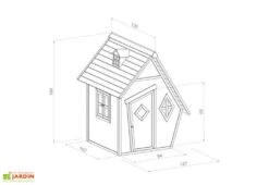 Axi Maisonnette Pour Enfant En Bois De Hemlock Cabin -Solid || Axi || EXIT TOYS Soldes Boutique maisonnette enfant bois hemlock cabin 1