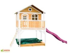 Axi Maisonnette Pour Enfant En Bois De Hemlock Marc -Solid || Axi || EXIT TOYS Soldes Boutique maisonnette enfant bois hemlock marc 4