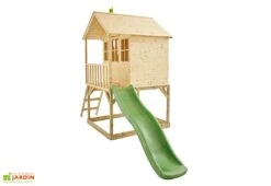 Cabane Pour Enfant En Bois Avec Toboggan – TP Hill Top Tower -Solid || Axi || EXIT TOYS Soldes Boutique maisonnette enfant cabane bois