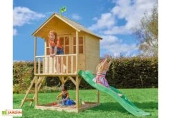 Cabane Pour Enfant En Bois Avec Toboggan – TP Hill Top Tower