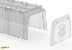 Serre De Jardin Tunnel De Forçage : Bases + Embouts + Piquets (105 X 39 X 30 Cm) -Solid || Axi || EXIT TOYS Soldes Boutique mini serre tunnel forcage mvi modulo 40 3