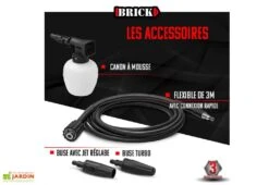 Nettoyeur Haute Pression électrique – 1700 W -Solid || Axi || EXIT TOYS Soldes Boutique nettoyeur haute pression electrique 1700w brick accessoires