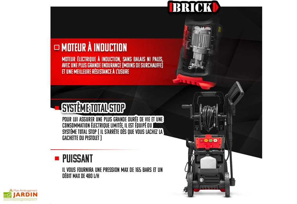 Nettoyeur Haute Pression à Induction – 2100 W 7 Nettoyeur Haute Pression à Induction – 2100 W – Image 5