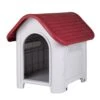 Niche Pour Chien En Résine – 59 X 66 X 75 Cm -Solid || Axi || EXIT TOYS Soldes Boutique niche chien resine blanc rouge