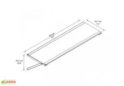 Pack De 4 étagères Pour Abris De Jardin Yukon -Solid || Axi || EXIT TOYS Soldes Boutique pack etageres abris jardin yukon 4