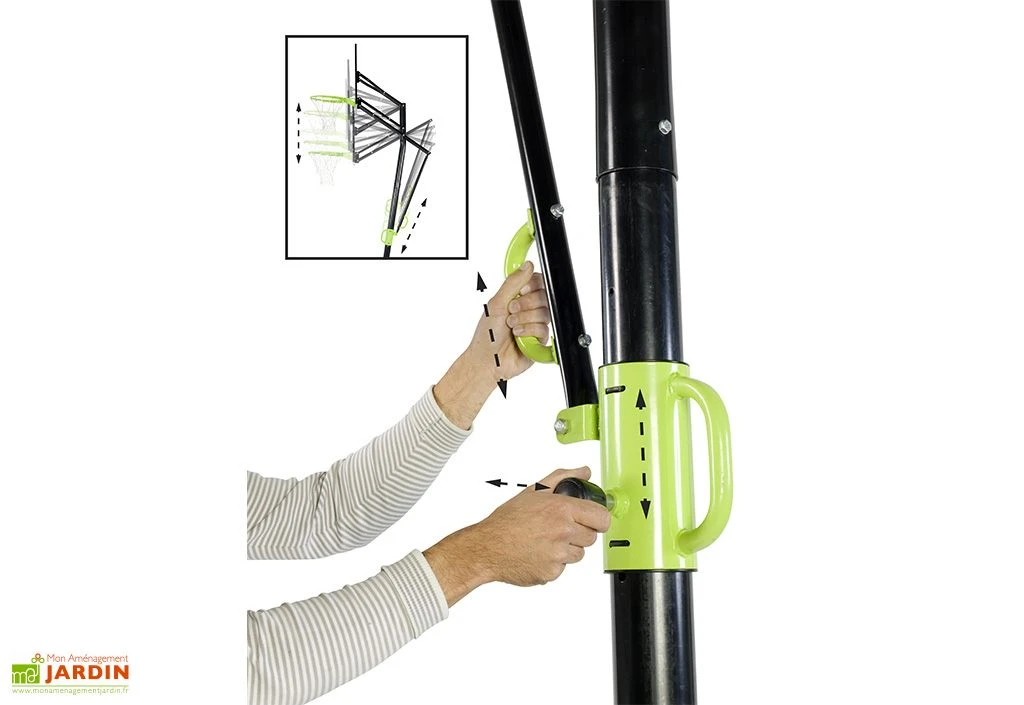 EXIT TOYS Panier De Basket Mobile Avec Roulettes Et Anneau Inclinable Galaxy 4 EXIT TOYS Panier De Basket Mobile Avec Roulettes Et Anneau Inclinable Galaxy – Image 2