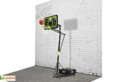 EXIT TOYS Panier De Basket Mobile Avec Roulettes Galaxy Noir