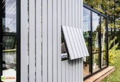 Serre De Jardin Bois Et Verre Trempé Avec Panneaux Occultants – Hibiscus -Solid || Axi || EXIT TOYS Soldes Boutique panneau bois occultant serre verre stali