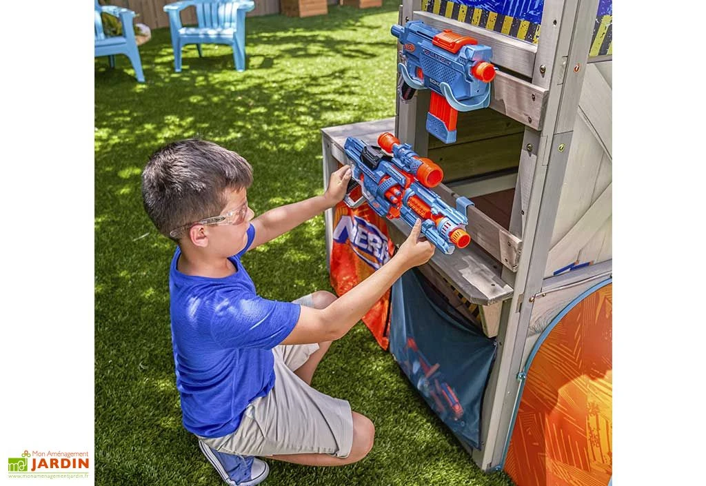 KidKraft Aire De Jeux En Bois Nerf Scout Defense Post 6 KidKraft Aire De Jeux En Bois Nerf Scout Defense Post – Image 4